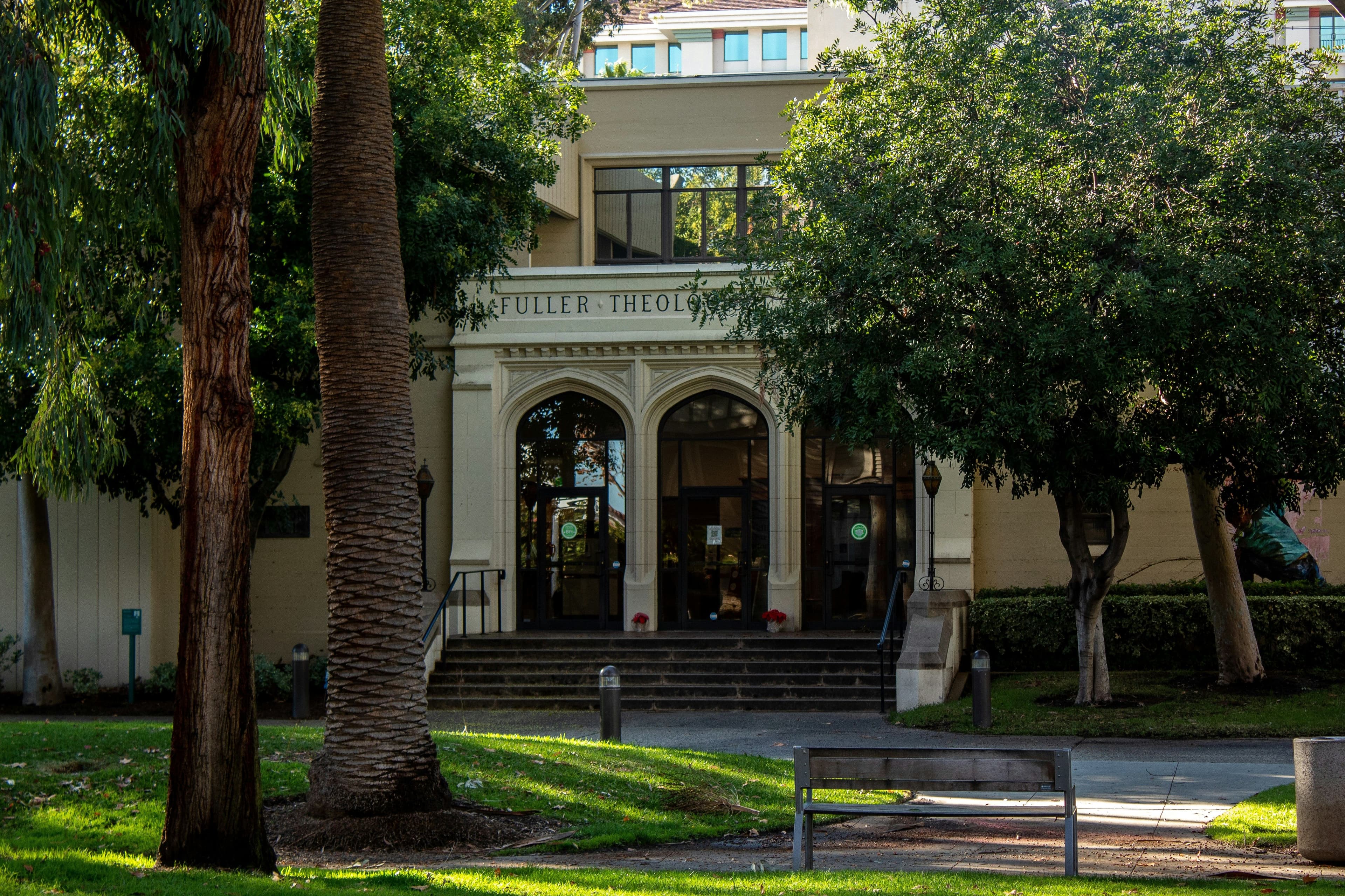 The main entrance to Fuller Theologucal Seminary